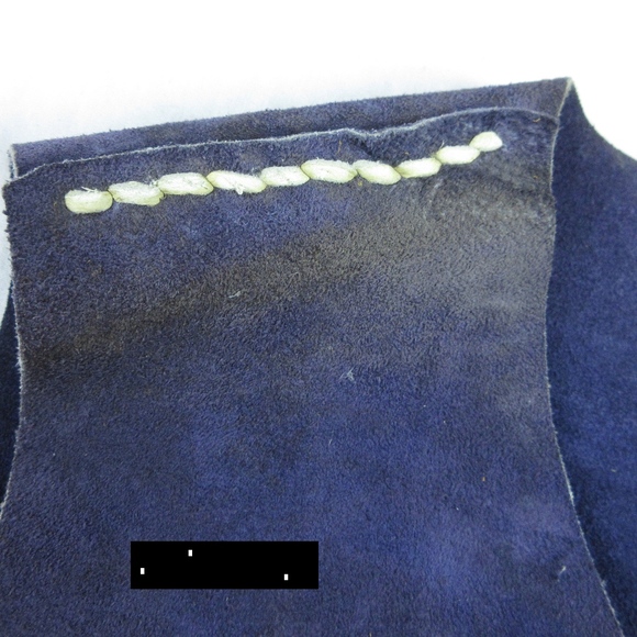 VTG Handmade Western Fringe Leather Vest Sz S - Picture 6 of 8